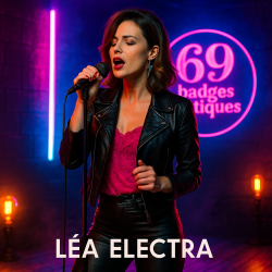Léa Electra - 69 badges érotiques